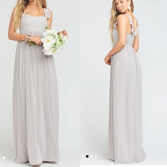 Show Me Your Mumu June Maxi Dress Women's Medium Show Me the Ring Crisp - Picture 1 of 16